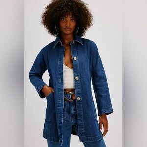 Vintage Denim & Co Jean Jacket Overcoat
